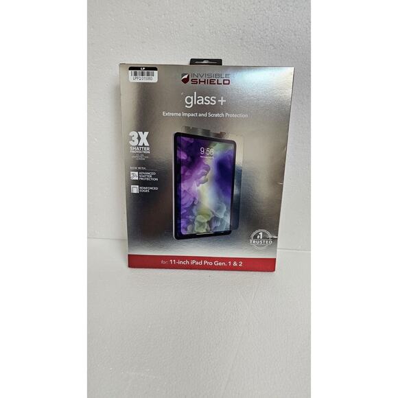 Zagg Invisible Shield Glass + Shield for iPad Pro 11" Gen. 1 & 2 Brand New - Picture 1 of 2